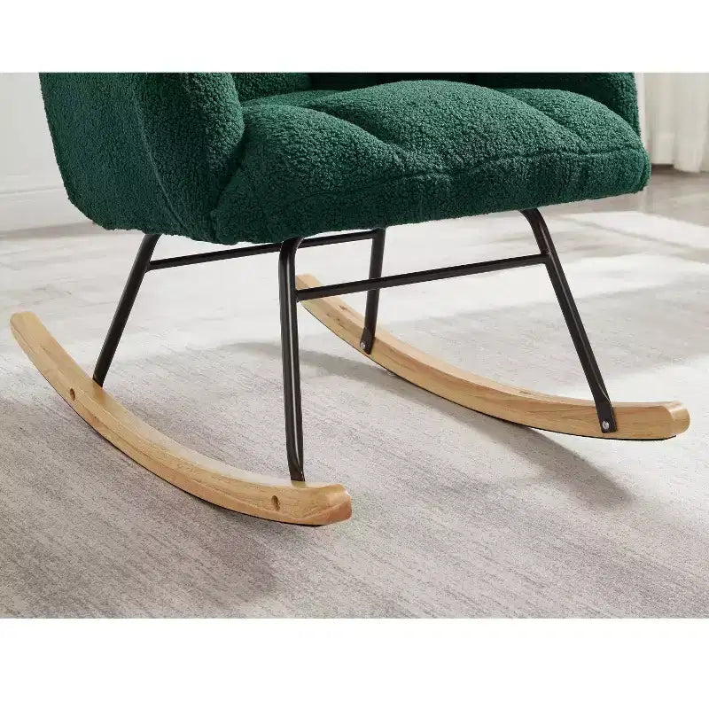 Sedia a Dondolo per Asilo Nido Moderna Sedia a Dondolo con Schienale Alto