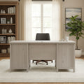 HomeStock 30 in.H Brown Color Wood Computer Desks with All Purpose Drawer