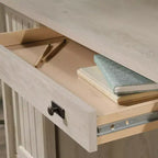 Scrivanie per computer in legno marrone alte 30 pollici con cassetto multiuso