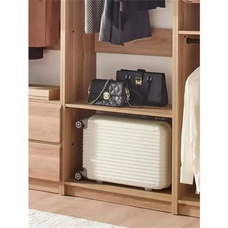 Armadio a giorno in legno freestanding