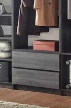 Armadio a giorno in legno freestanding