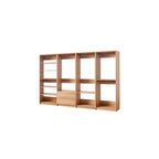 Armadio a giorno in legno freestanding