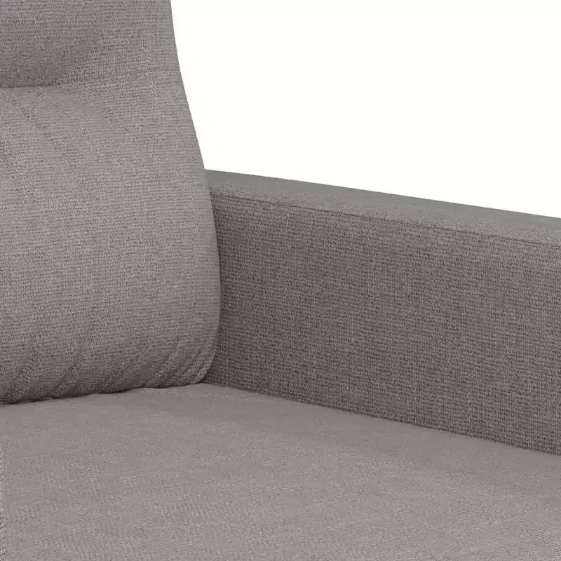 Poltrona Divano in Grigio Chiaro, Tessuto Traspirante e Resistente, Struttura Stabile e Robusta, Seduta Confortevole, Design Moderno