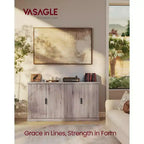 Mobile buffet scanalato per camera da letto, soggiorno, bagno
